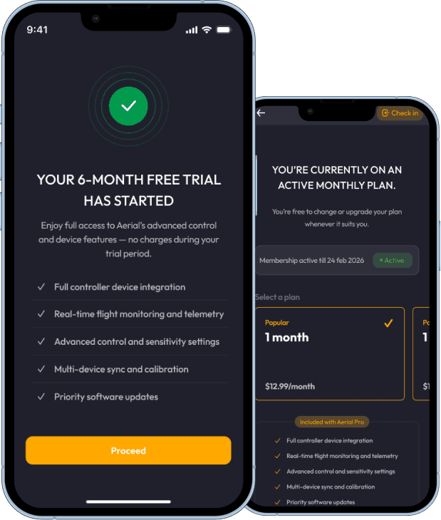 Trending Analytics App Screens