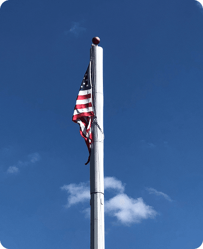 Flagpole Detail Left Top