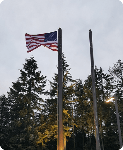 Flagpole Detail Right Top